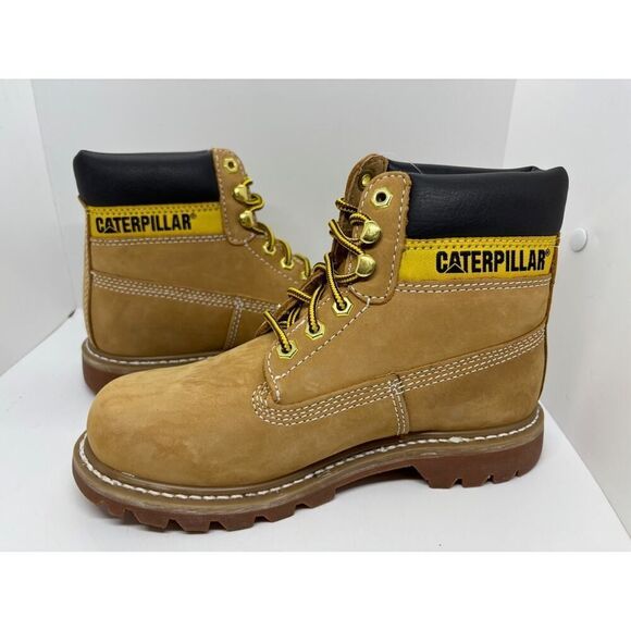 NWB Caterpillar CAT Colorado Boot Honey Reset Nubuck Suede Leather P306831 US 6 - Picture 4 of 9
